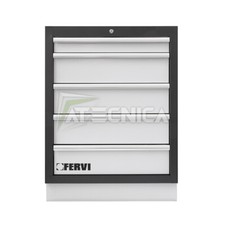 Cassettiera fissa 5 cassetti