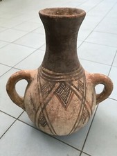 VASO ANTICO CON DISEGNO TRIBALE AFRICA
