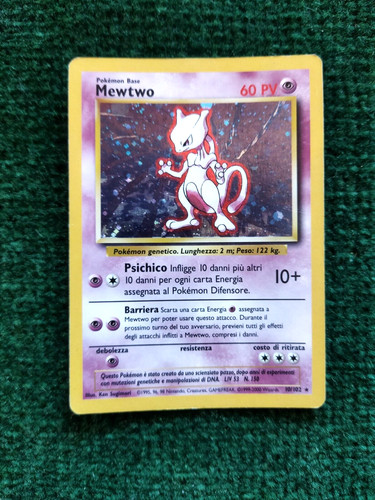 Carte pokemon mewtwo holo - -,