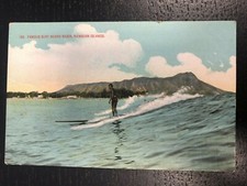 CARTOLINA  HAWAII  FAMOUS SURF BOARD RIDER 193  NUOVA