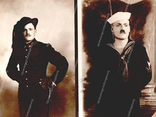 FO6568 foto originale,angelo boccini in USA,bersagliere in italy,marinaio in usa