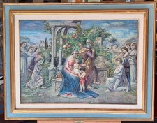 Vittorio Giunti (attr.) (Siena) – “Natività” – olio su tela – 1920 ca