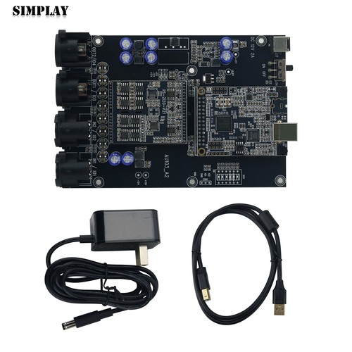 Scheda audio usb es9822 adc - usb, +