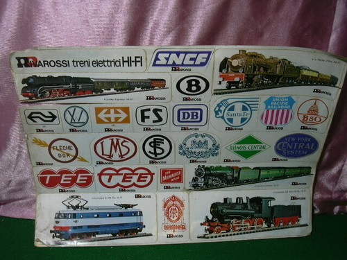 Rivarossi decals store - 80, 's