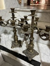 Candelabri ottone vintage 800 - ottone,