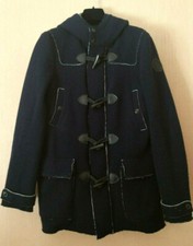 REPLAY Cappotto Montgomery Blu con Cappuccio Bambino Ragazzo 13 - 14 Anni
