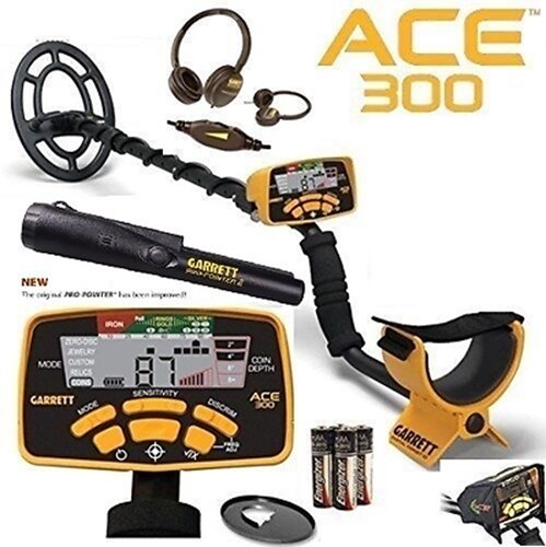 Garrett ace 300 metal detector - garrett,