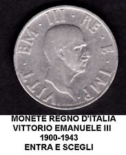 MONETE REGNO D'ITALIA V.EMANUELE III ENTRA E SCEGLI DAL 1900 AL 1943