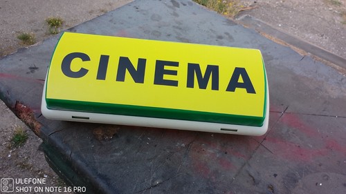Insegna tabella cinema - tabella,