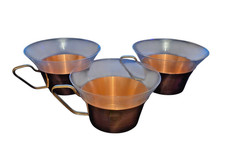 Rame Tazze Tè Con Inserto IN