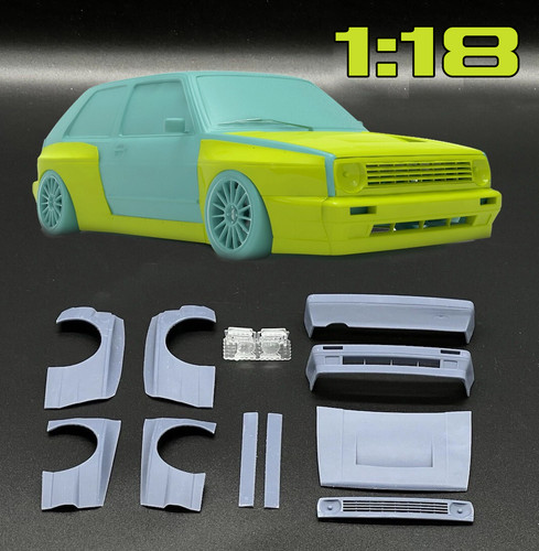 Volkswagen golf mk2 - 1:18, vw