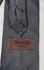 Cravatta Missoni 100% Seta