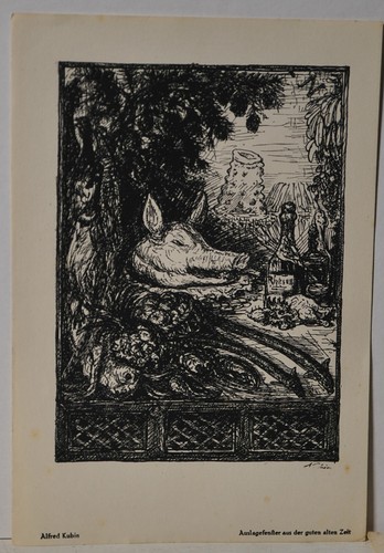 Alfred kubin litografia - alfred, litografia??/