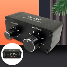 Regolatore Volume Suono Musica 3.5mm Doppio Canale Regolatore Stereo RCA