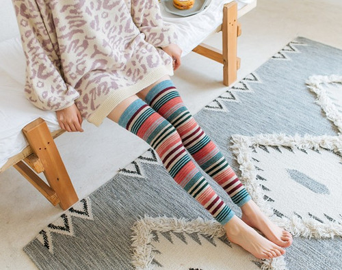 Calzini donne strisce - calzini, leg