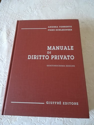 Manuale diritto privato - manuale,
