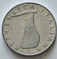 5 LIRE 1954 DELFINO REPUBBLICA