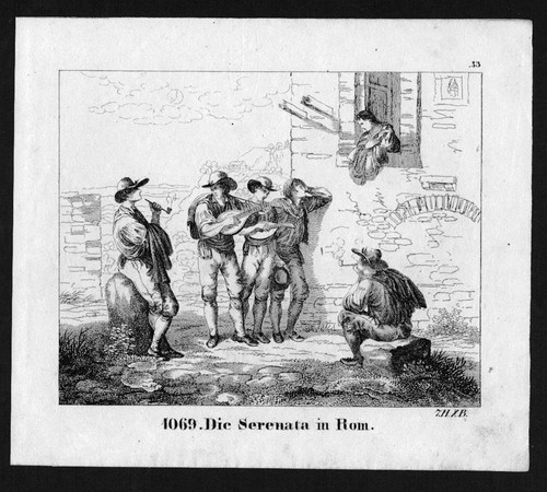 1830 roma serenata - 1830,