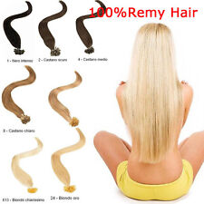 100 REMY HAIR EXTENSION 80 grammi capelli umani VERI 100% CHERATINA CIOCCHE 53cm