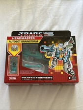 Transformers Retro Reissue Headmaster Brainstorm con Arcana MISB UFFICIALE HASBRO