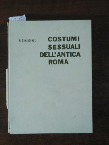 Costumi sessuali dell - ', antica