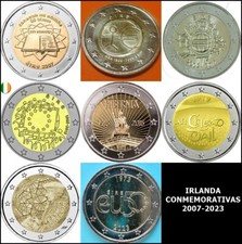 IRLANDA TODOS LOS 2 EUROS CONMEMORATIVOS DESDE 2007 HASTA 2023