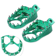 2x poggiapiedi pedaliera verde