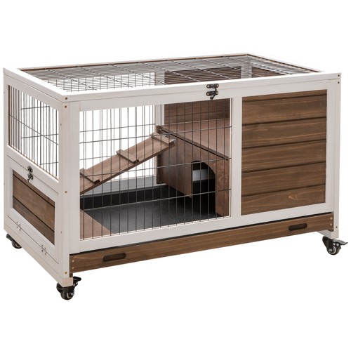Conigliera legno con 4 - in,