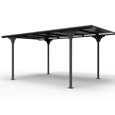 Tettoia alluminio 3x5 - alluminio,