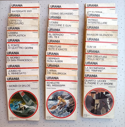 Lotto libri urania - 21,