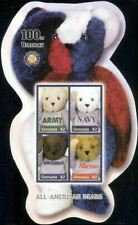 Grenada 2002 Orsacchiotto Marina Militare Aeronautica Militare Marines Giocattoli Costumi m/s MNH