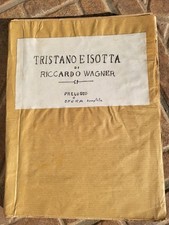 RARO: TRISTANO E ISOTTA, R. WAGNER, OPERA COMPLETA PER PIANOFORTE SOLO,primi 900