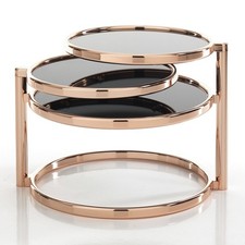 Tomasucci tavolino three rings copper