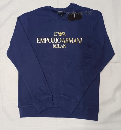 Felpa emporio armani logo - felpa, oro