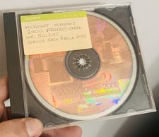 Microsoft Windows 2000 Professional CD-ROM (2004) con codice Product Key vintage da collezione