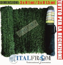 Siepe Finta Artificiale Sintetica Arelle Ombreggiante con Foglie Pino Ago Largo