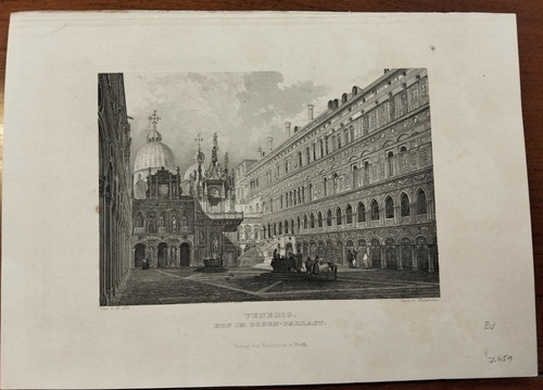 1840 incisione acciaio - 1840, su