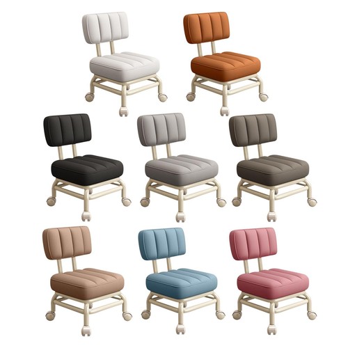 Sgabello basso quadrato con