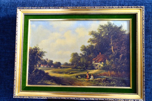 Alfred vickers antico dipinto - antico,