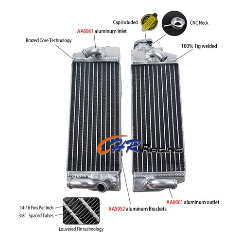 Radiatore alluminio per ktm - alluminio,