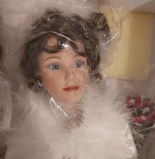 1996 Ashton-drake Winter Romance Doll NRFB sposa Stupenda Bambola Porcellana