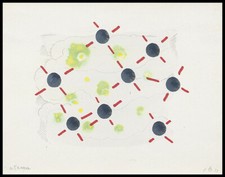 GASTONE BIGGI - "Atoma" 1979- Opera unica - autentica su fotografia + archivio