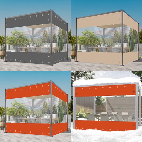 Tenda pvc trasparente plastica - trasparente,