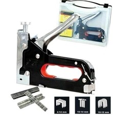 GRAFFETTATRICE SPILLATRICE CHIODATRICE TRE USI MANUALE CROMATA CON PUNTE E BOX