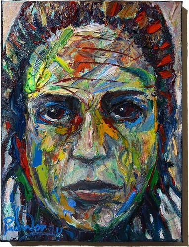 Olio ritratto donna - olio, donna█ragazza