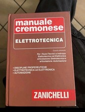 MANUALE CREMONESE DI ELETTROTECNICA ZANICHELLI 9788808157911