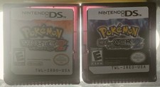 Pokemon Nero 2+Bianco 2 Nintendo DS 2012 autentico testato gioco USA IN MANO