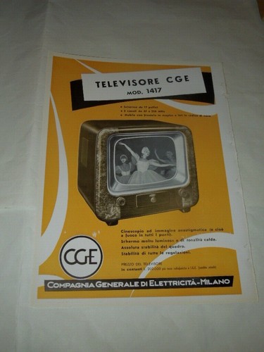 Televisore modello - c.g.e.,