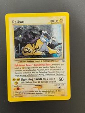 POKÉMON NEO REVELATION UNLIMITED RAIKOU HOLO 13/64 LP ENG