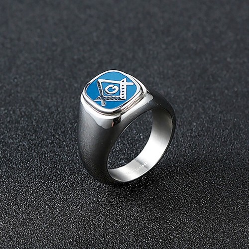 Anello massonico uomo - uomo, vintage